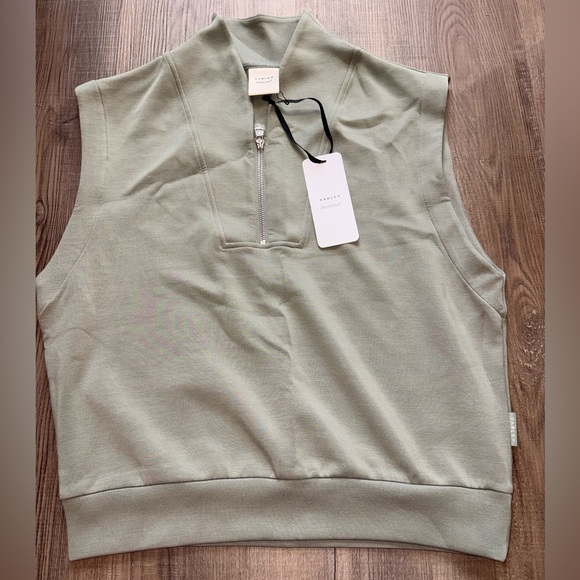 Varley Sage Green Sleeveless Top - Picture 3 of 7
